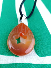 Cargar imagen en el visor de la galería, Colgante Carneola Lagrima con Estella Mod 2
