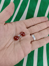 Cargar imagen en el visor de la galería, Pendientes Pin Cornalina 10 mm
