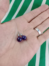 Cargar imagen en el visor de la galería, Pendientes Pin Amatista 10 mm
