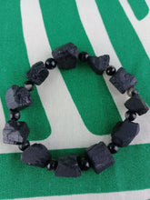 Cargar imagen en el visor de la galería, Pulsera Turmalina + Agata Negra
