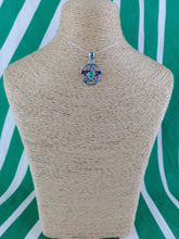 Cargar imagen en el visor de la galería, Colgante Pentagrama Malaquita Plata
