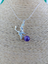 Cargar imagen en el visor de la galería, Colgante Bruja de Plata con Amatista
