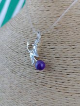 Cargar imagen en el visor de la galería, Colgante Bruja de Plata con Amatista
