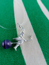 Cargar imagen en el visor de la galería, Colgante Bruja de Plata con Amatista
