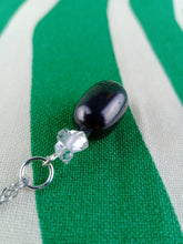 Cargar imagen en el visor de la galería, Colgante Shunguita con Cuarzo Herkimer Mod 2
