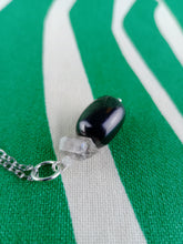 Cargar imagen en el visor de la galería, Colgante Shunguita con Cuarzo Herkimer Mod 5
