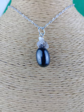 Cargar imagen en el visor de la galería, Colgante Shunguita con Cuarzo Herkimer Mod 3
