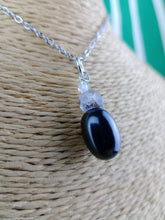 Cargar imagen en el visor de la galería, Colgante Shunguita con Cuarzo Herkimer Mod 3
