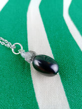 Cargar imagen en el visor de la galería, Colgante Shunguita con Cuarzo Herkimer Mod 3
