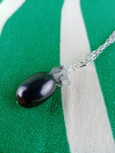 Cargar imagen en el visor de la galería, Colgante Shunguita con Cuarzo Herkimer Mod 3
