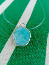 Cargar imagen en el visor de la galería, Colgante Amazonita Plata Mod 5
