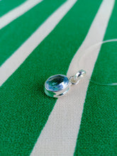 Cargar imagen en el visor de la galería, Colgante Topacio Plata Azul
