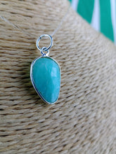 Cargar imagen en el visor de la galería, Colgante Amazonita Plata Mod 1
