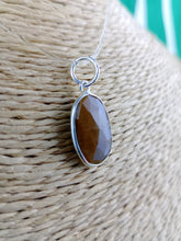 Cargar imagen en el visor de la galería, Colgante Ojo de Tigre Plata Mod 7
