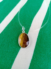 Cargar imagen en el visor de la galería, Colgante Ojo de Tigre Plata Mod 7
