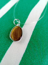 Cargar imagen en el visor de la galería, Colgante Ojo de Tigre Plata Mod 7
