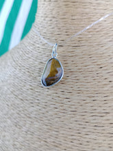 Cargar imagen en el visor de la galería, Colgante Ojo de Tigre Plata Mod 4
