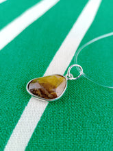 Cargar imagen en el visor de la galería, Colgante Ojo de Tigre Plata Mod 4
