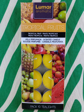Cargar imagen en el visor de la galería, Pack 10 Velas Aroma Fruta Tropical
