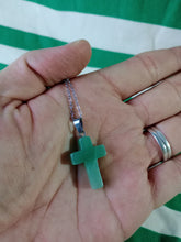 Cargar imagen en el visor de la galería, Colgante Cruz Aventurina
