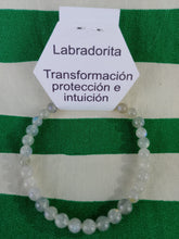 Cargar imagen en el visor de la galería, Pulsera Labradorita 5A
