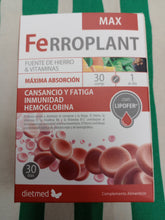 Cargar imagen en el visor de la galería, Ferroplant Max 30 Comprimidos
