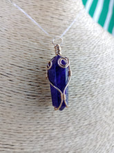 Cargar imagen en el visor de la galería, Colgante Amatista  Biterminada Metal Mod. 4
