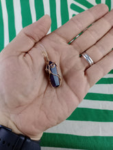 Cargar imagen en el visor de la galería, Colgante Amatista  Biterminada Metal Mod. 4
