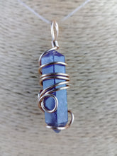 Cargar imagen en el visor de la galería, Colgante Amatista  Biterminada Metal Mod. 3
