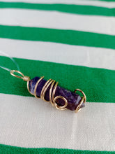 Cargar imagen en el visor de la galería, Colgante Amatista  Biterminada Metal Mod. 3

