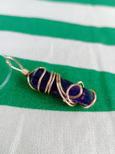 Cargar imagen en el visor de la galería, Colgante Amatista  Biterminada Metal Mod. 2
