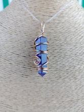 Cargar imagen en el visor de la galería, Colgante Amatista  Biterminada Metal Mod. 1
