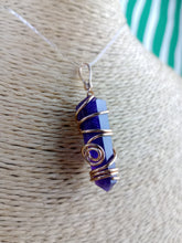 Cargar imagen en el visor de la galería, Colgante Amatista  Biterminada Metal Mod. 1
