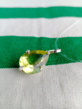 Cargar imagen en el visor de la galería, Colgante Cuarzo Limon Plata Lagrima
