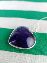 Cargar imagen en el visor de la galería, Colgante Amatista Plata Corazon Mod. 1
