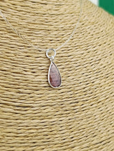 Cargar imagen en el visor de la galería, Colgante Turmalina Rosa Plata Mod. 4
