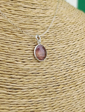 Cargar imagen en el visor de la galería, Colgante Turmalina Rosa Plata Mod. 3
