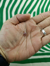 Cargar imagen en el visor de la galería, Colgante Turmalina Rosa Plata Mod. 3
