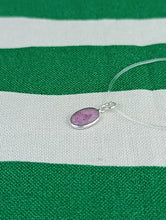 Cargar imagen en el visor de la galería, Colgante Turmalina Rosa Plata Mod. 1
