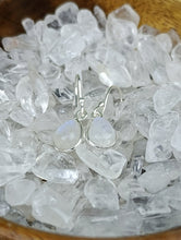 Cargar imagen en el visor de la galería, Pendientes Plata Lagrima Piedra Luna Mod. 2
