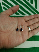 Cargar imagen en el visor de la galería, Pendientes Plata Lagrima Amatista Mod. 2
