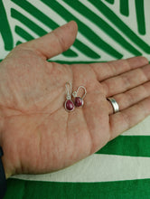 Cargar imagen en el visor de la galería, Pendientes Plata Lagrima Thulita Mod. 2
