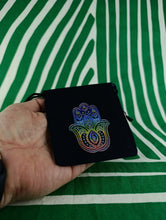 Cargar imagen en el visor de la galería, Bolsa Algodon Hamsa Negra
