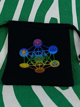 Cargar imagen en el visor de la galería, Bolsa Algodon Metatron Negra
