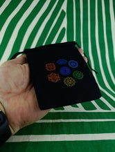 Cargar imagen en el visor de la galería, Bolsa Algodon Chakras Negra
