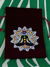 Cargar imagen en el visor de la galería, Bolsa Tela Chakras Granate
