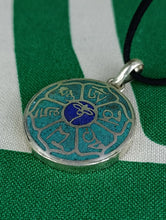 Cargar imagen en el visor de la galería, Colgante Tibetano Buda Eyes Azul
