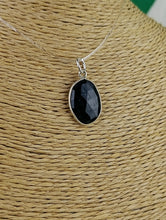 Cargar imagen en el visor de la galería, Colgante Turmalina Negra Plata Mod. 3
