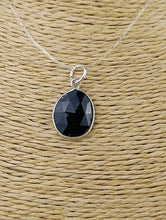 Cargar imagen en el visor de la galería, Colgante Turmalina Negra Plata Mod. 2

