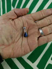 Cargar imagen en el visor de la galería, Colgante Gota Labradorita Plata Mod 1
